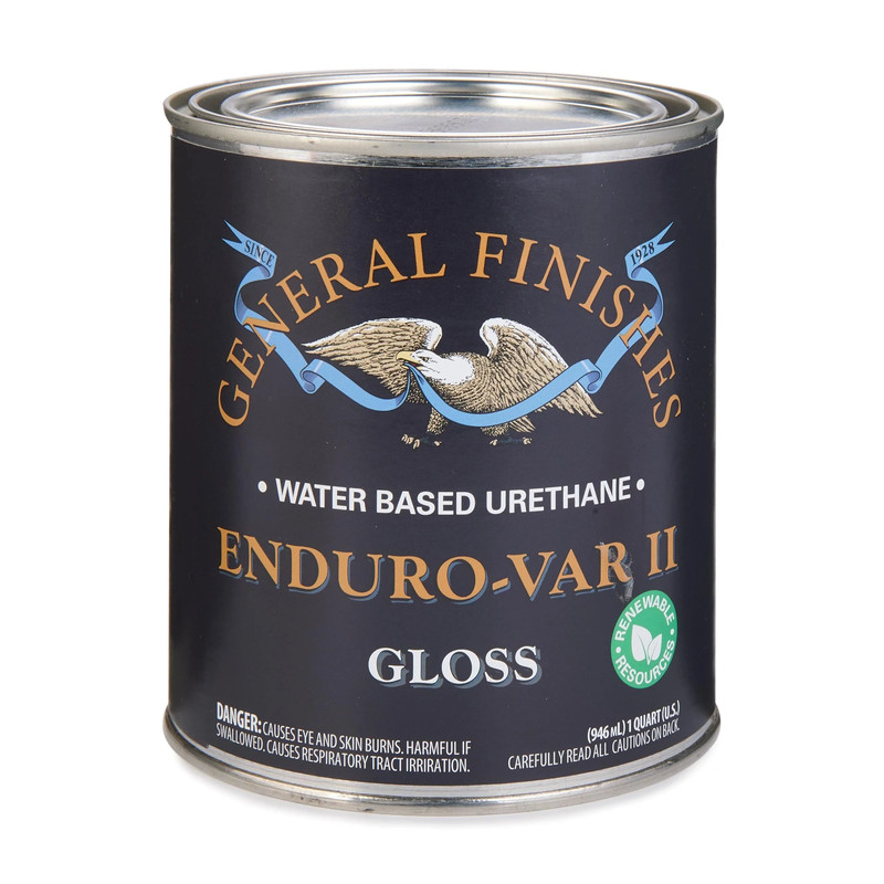Enduro Var II Water Based Urethane Varnish - Sheen:Gloss - Size:1 Quart